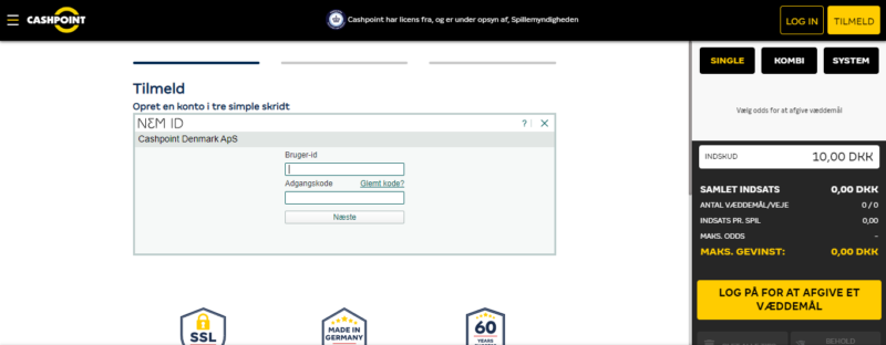 Cashpoint, betbrothers.dk