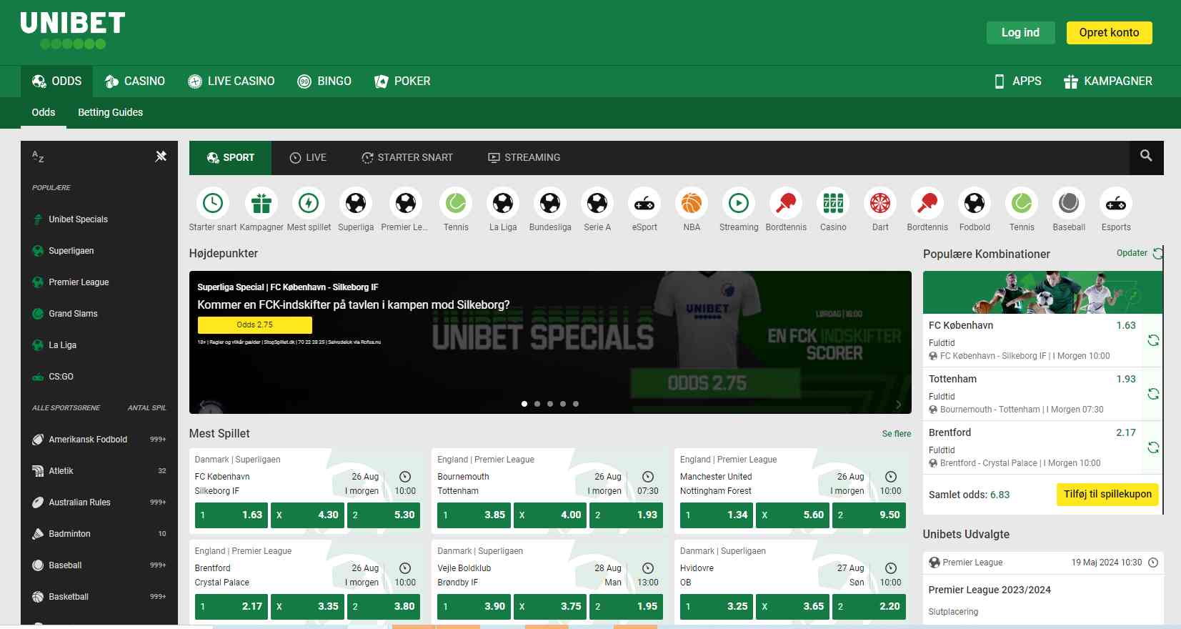 unibet denmark