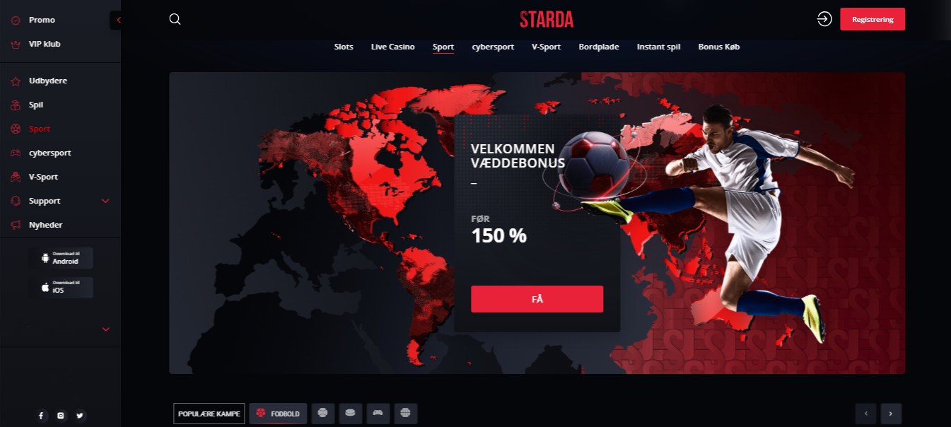 Starda Sport betting