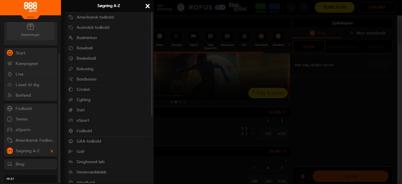 888Sport Bookmaker Sport Betting,