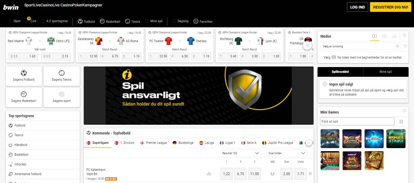 Bwin Bookmaker Sport Betting, betbrothers.dk