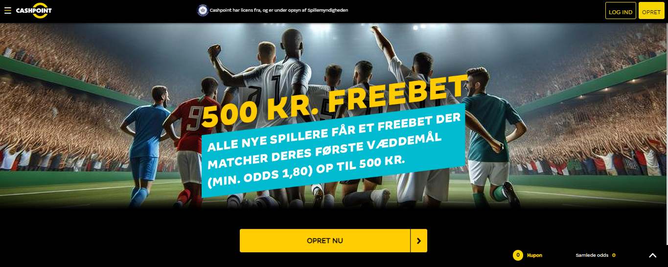 Cashpoint Welcome bonus, betbrothers.dk