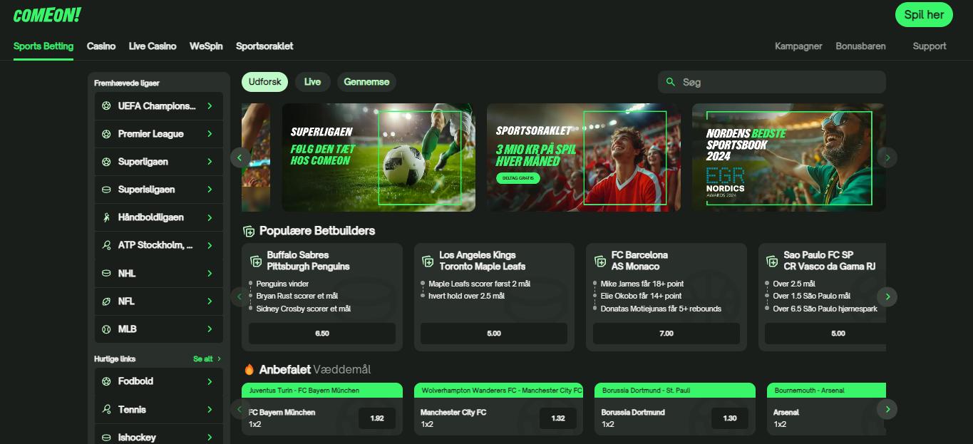 ComeOn Sport Betting