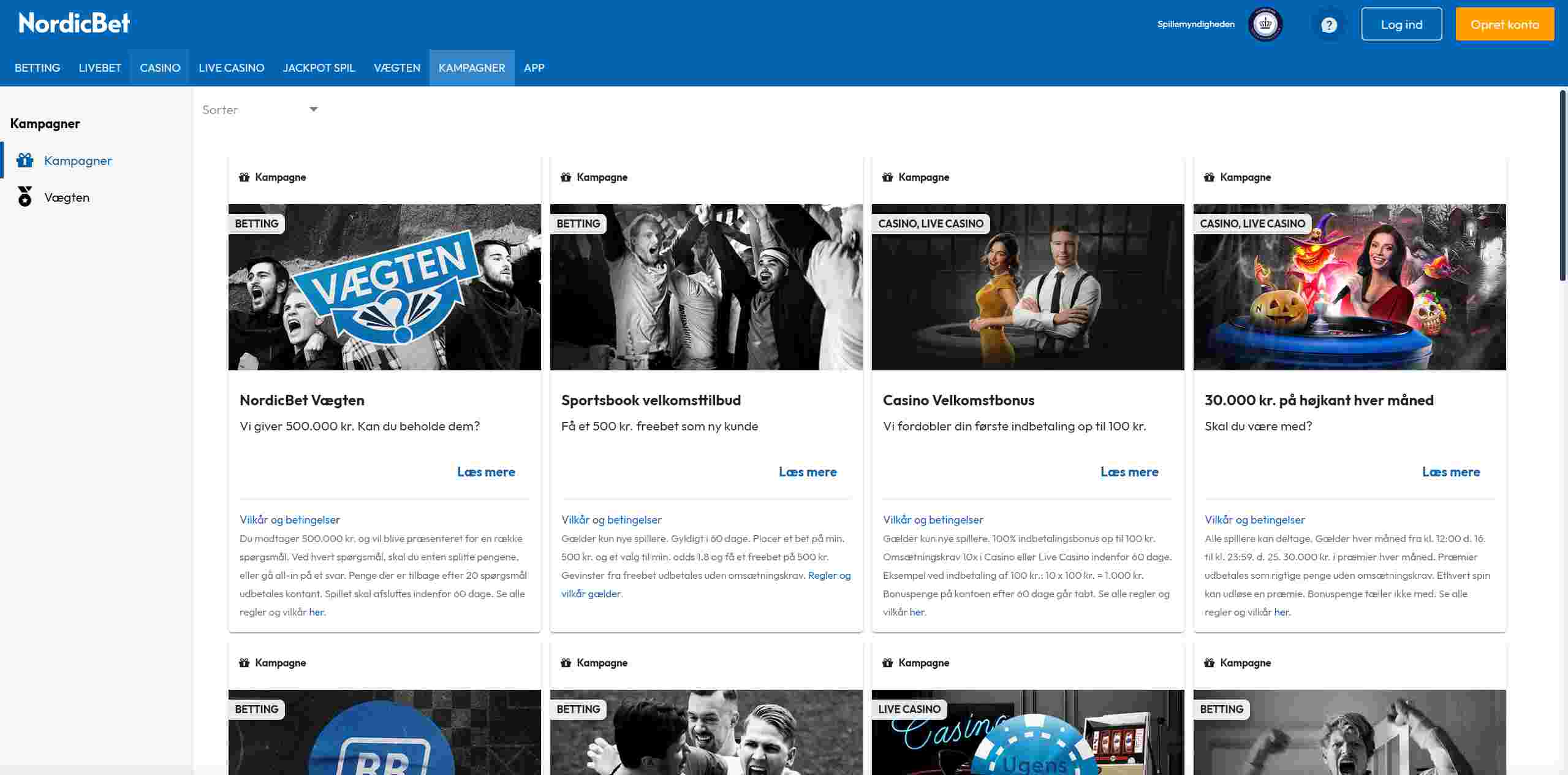 Nordicbet bonuses bettingsider