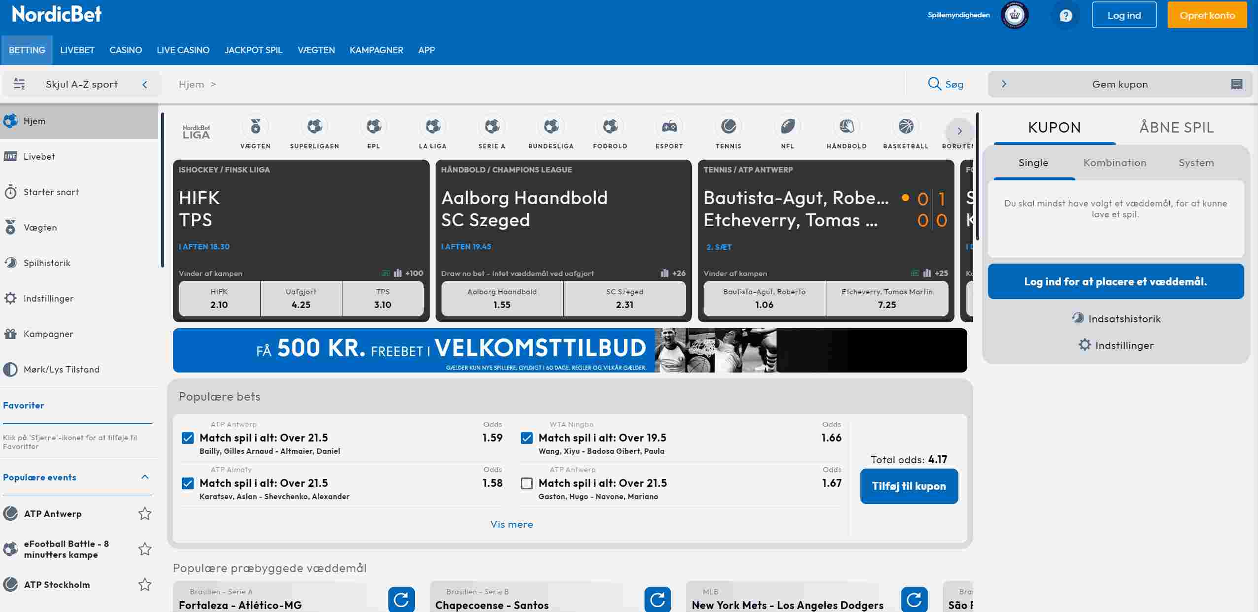 Nordicbet sport bettingsider