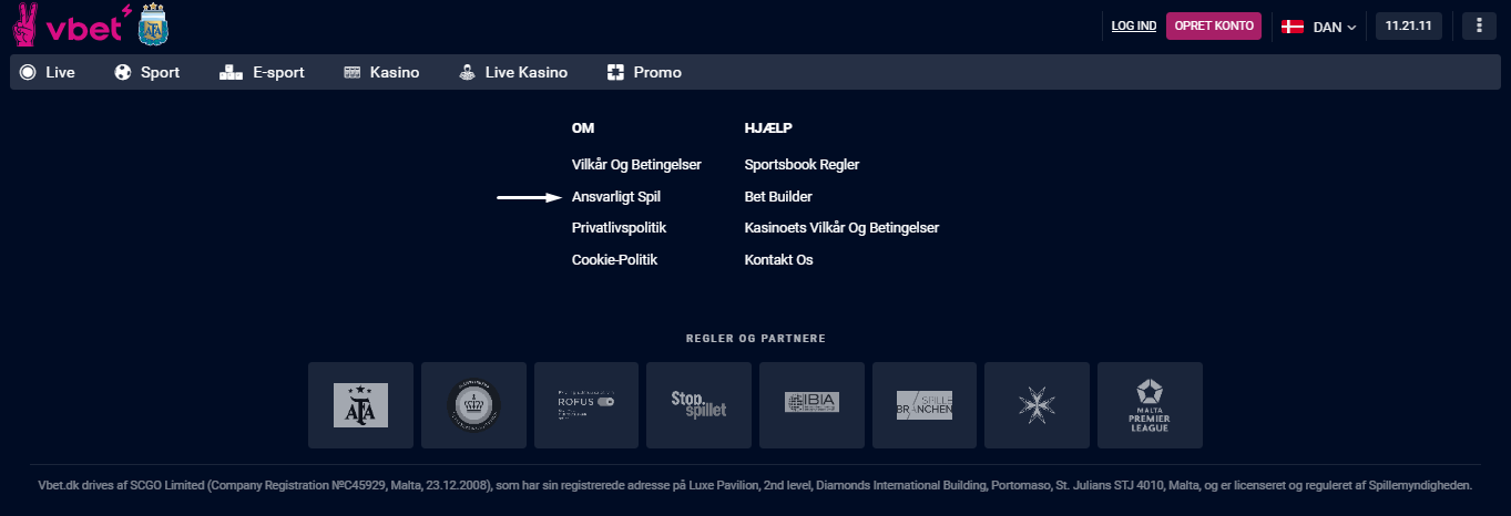 Vbet Ansvarligt spil