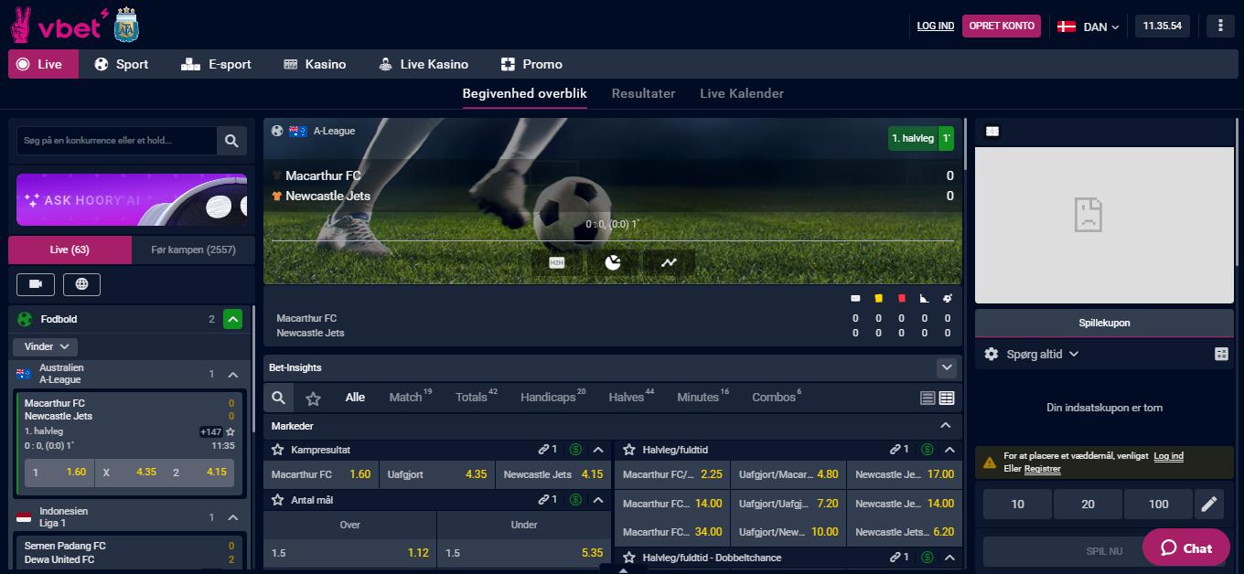 Vbet Live Sport Betting