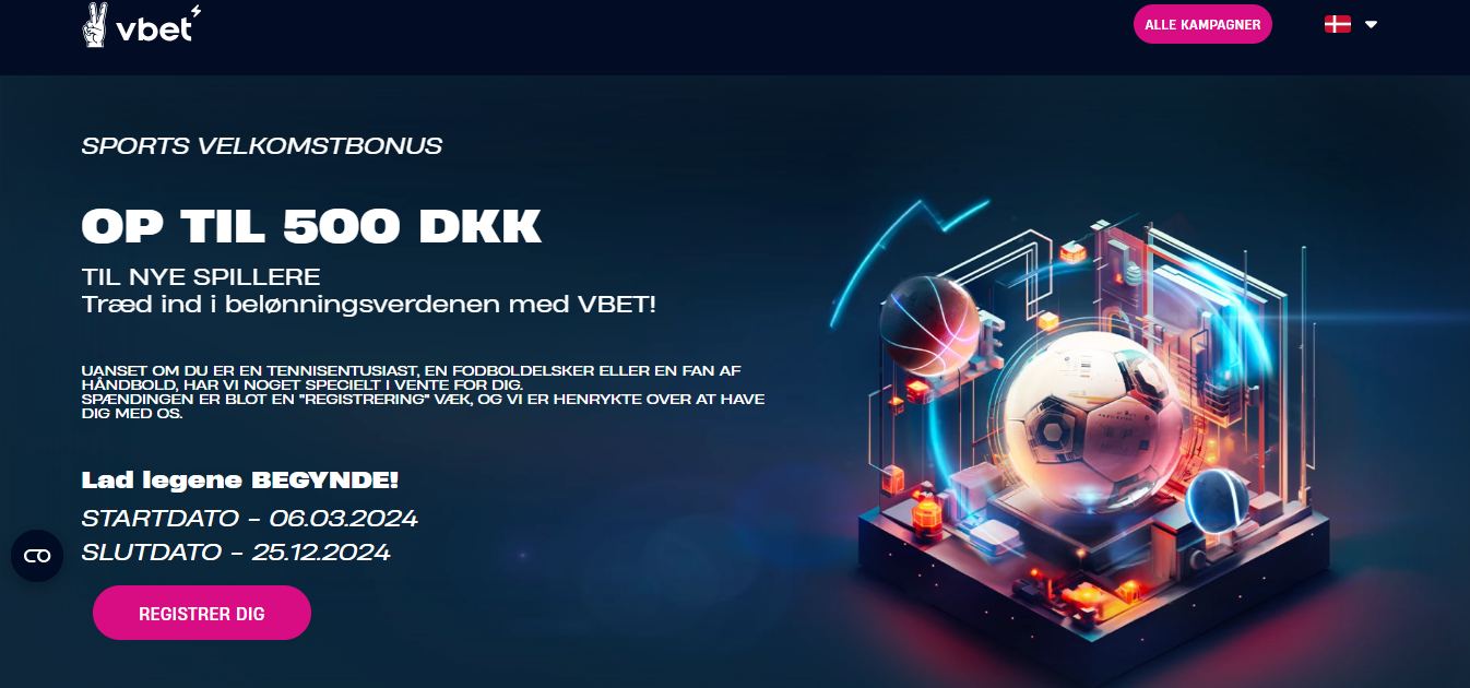 Vbet Sportsbetting Velkomstbonus