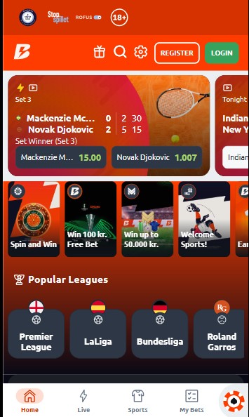 Betano Homepage