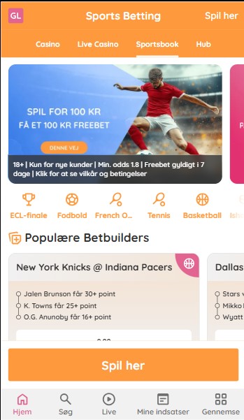 Getlucky Homepage