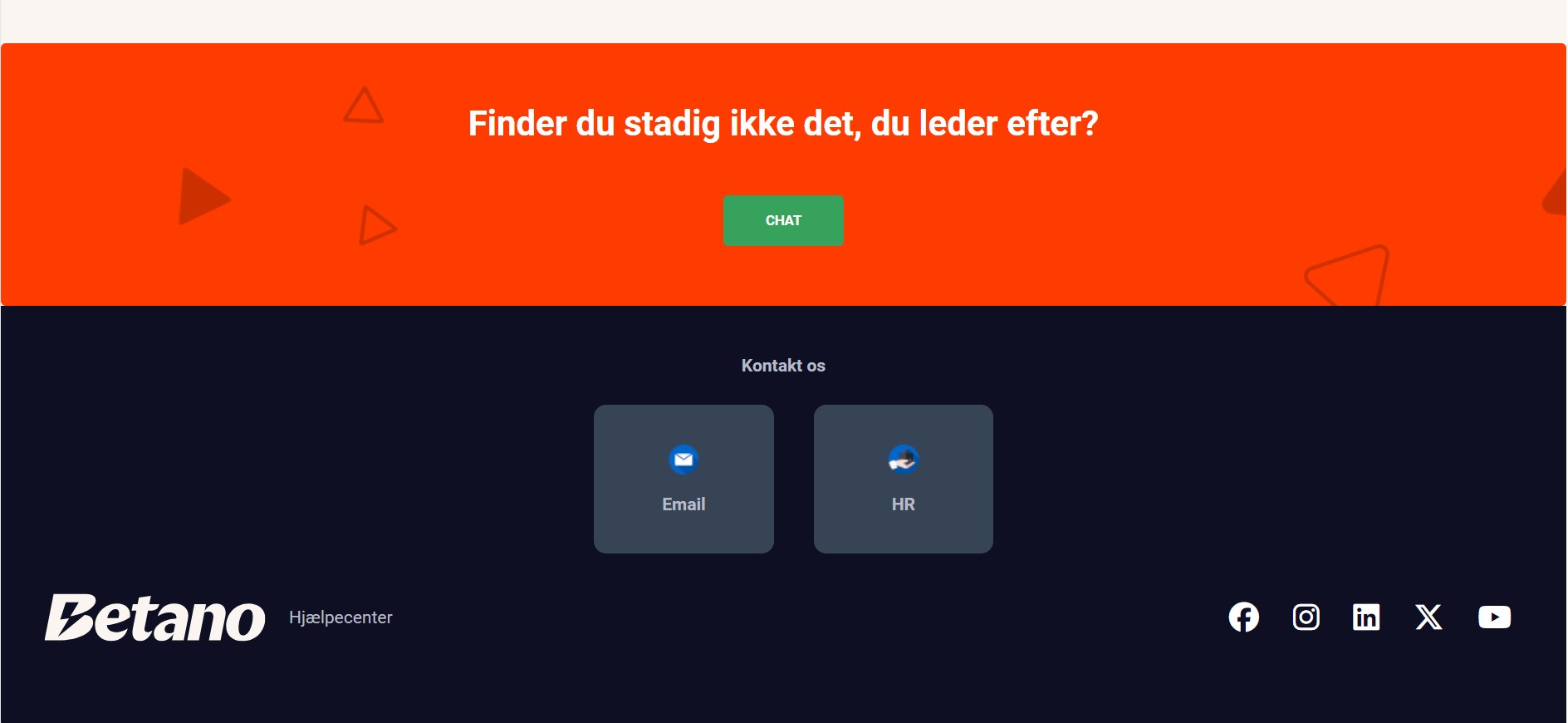 Kontakt Betano