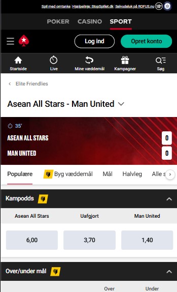 Live Betting Pokerstars