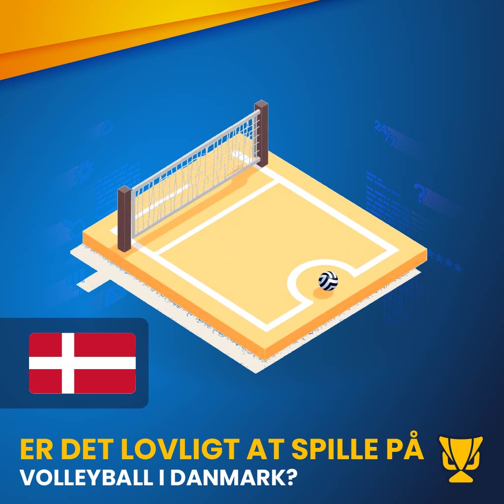 Er det lovligt at spille på volleyball i Danmark