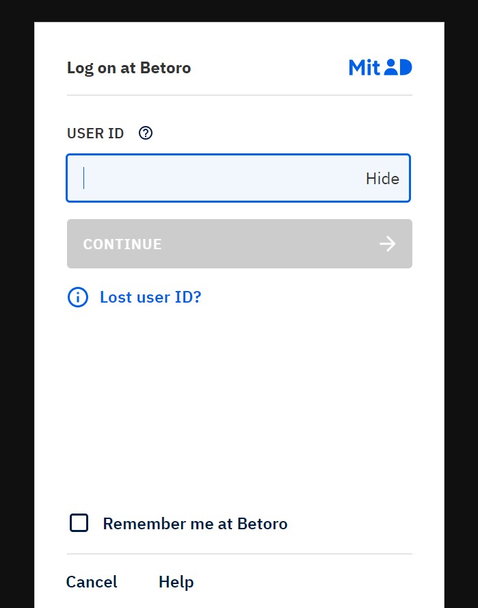 Registrering på Betoro i Danmark